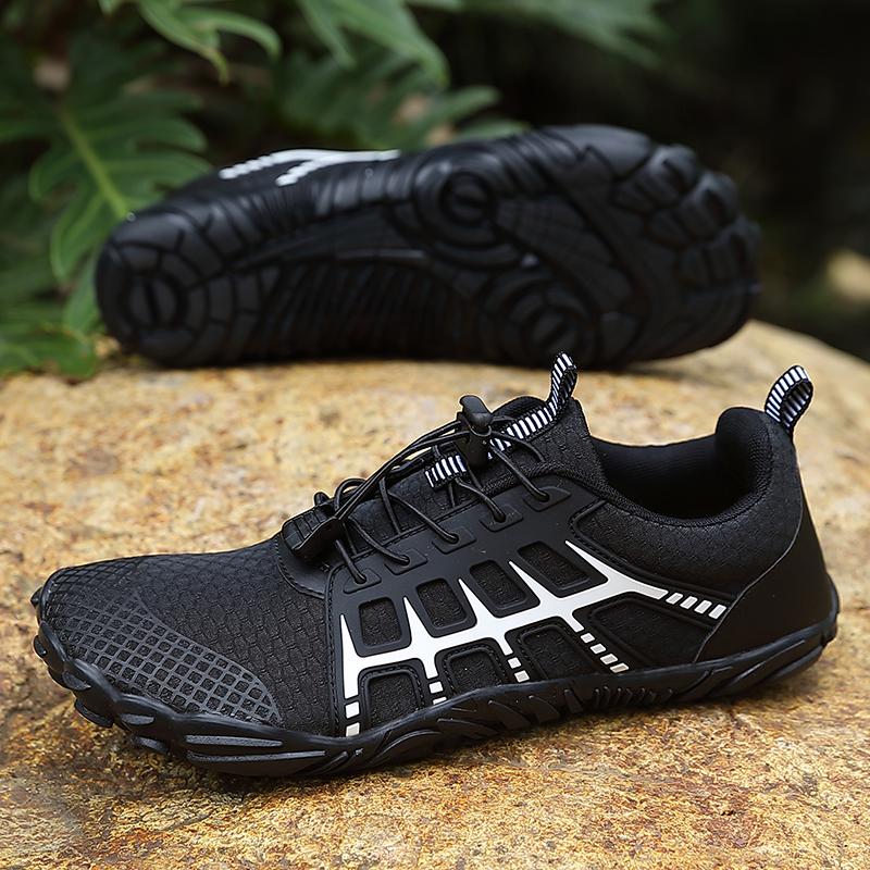 Fashion Men's Quick-Dry Breathable Aqua Shoes Men Women Couples Outdoor Beach Five Finger Swimming Hiking Wading Upstream Sneakers
