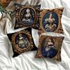 Elegant Royal Pillow Cover Double Sided Print Design Polyester Ultra Soft Fabric Living Room Plush Decor Gift Idea