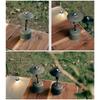 Retro Gas Canister Protective Cover  Gas Cylinder Tank Cover Bag One-Piece for Outdoor Hiking Backpacking Equipment