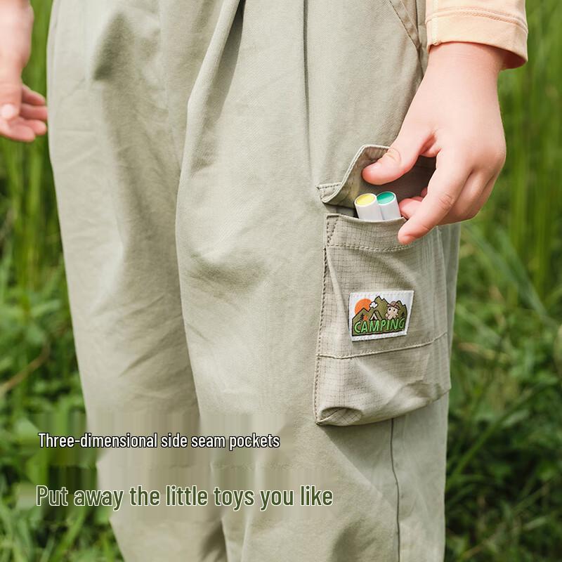 Balabala Boys' Loose Fit Cargo Jogger Pants