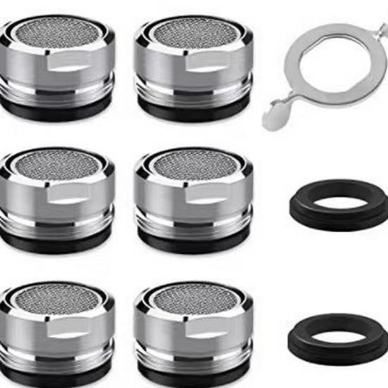 

Універсальний аератор для кухонного змішувача, комплект для заміни з захистом від бризок та ключем