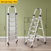 Multifunctional Carbon Steel Folding A-Frame Ladder for Indoor Use
