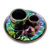 Palo Santo Smudge Incense Holder Iridescent Mandala Ceramic