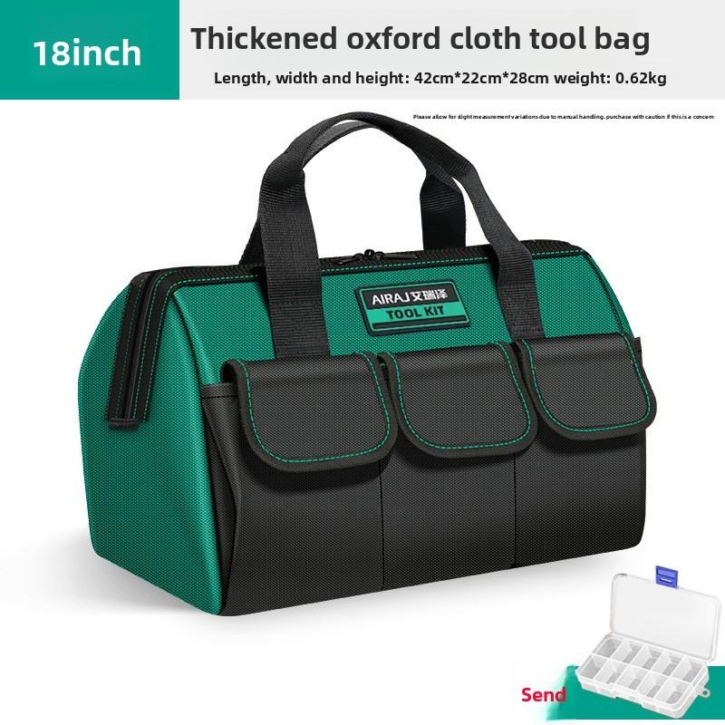 Electrician Tool Bag With Thick Canvas Oxford Fabric For Home And Outdoor Use