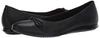 ECCO Touch Ballerina 2.0 Echtes Leder Damen Ballerina Pumps, Schwarz, Größe 24.0 cm, 3E