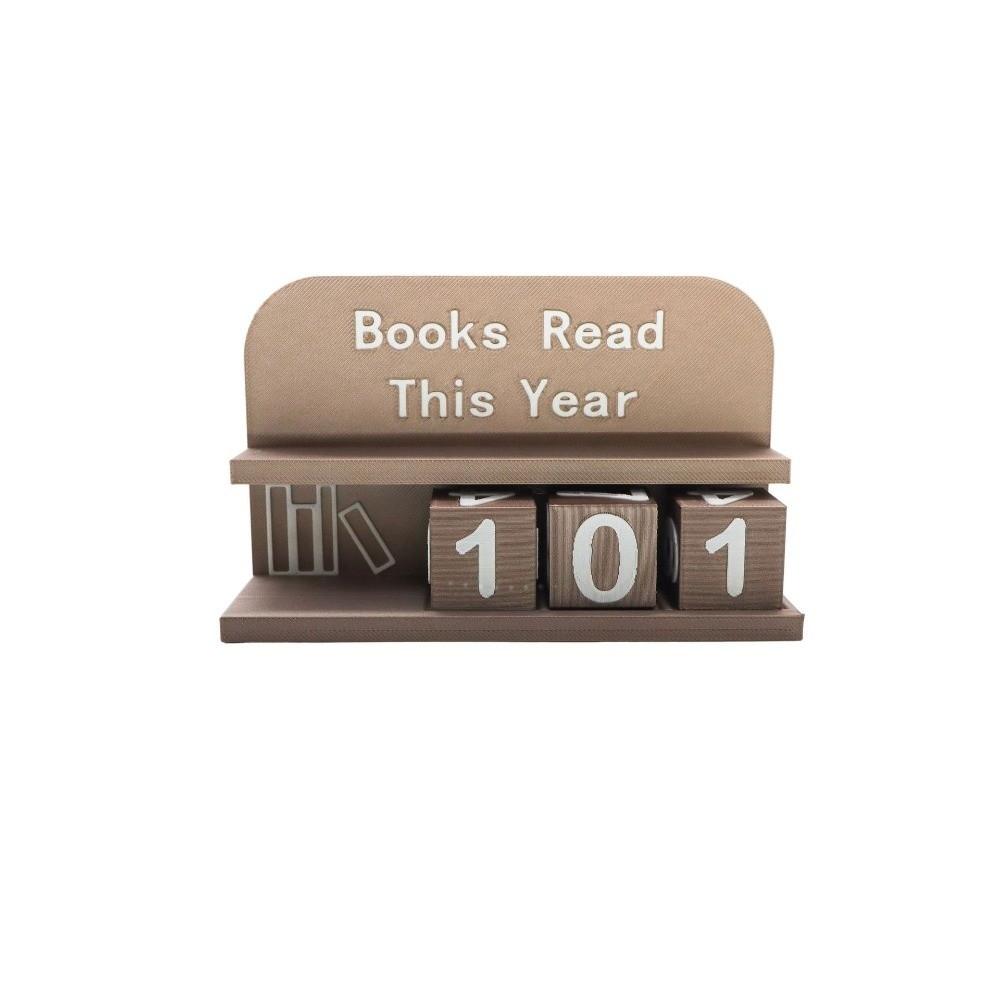 Kunststoff Buch Lesezähler Verschleißfest Buch Zähl Ornament Buch Zähl Anzeige