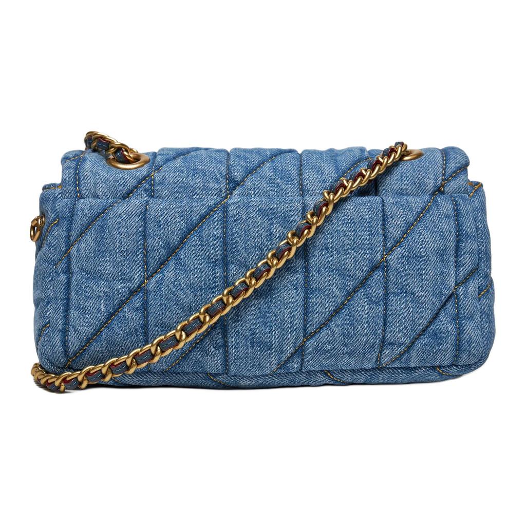 Coach Tygrysi 20 Pikowany Wzór Pasków Tygrysich Logo Tkanina Torba na Ramię Crossbody Damskie Torebki Indego CR701-B4IN