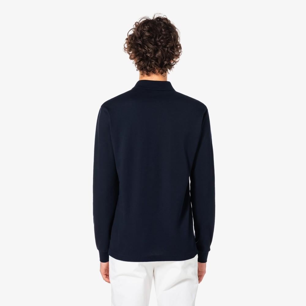 Lacoste Men's French Regular Fit Long-Sleeve Basic Polo Shirt PH732E-55NHDE