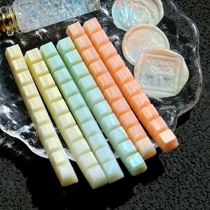 

Retro Lacquer Seal Wax Particles Mixed Color Flash Color Change Diy Hand Account Envelope Greeting Card Wax Seal Decorative Seal
