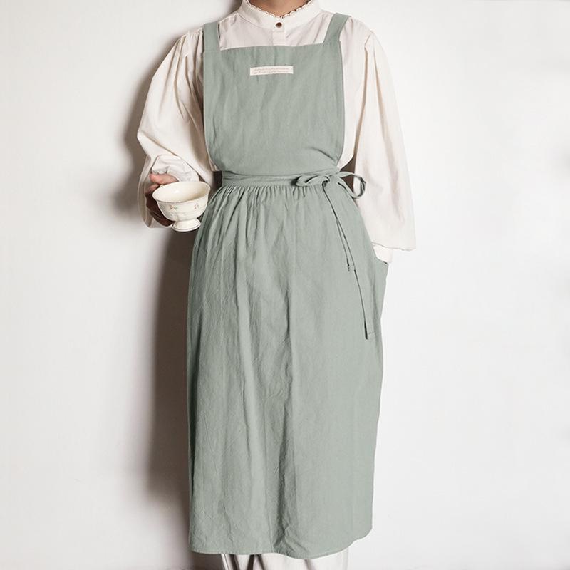 Nordic Quality Korean Style Canvas Kitchen Apron