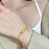 Versatile Gold-Plated Small Waist Necklace for Women - Luxurious, Niche Design with Long-Lasting Color Retention