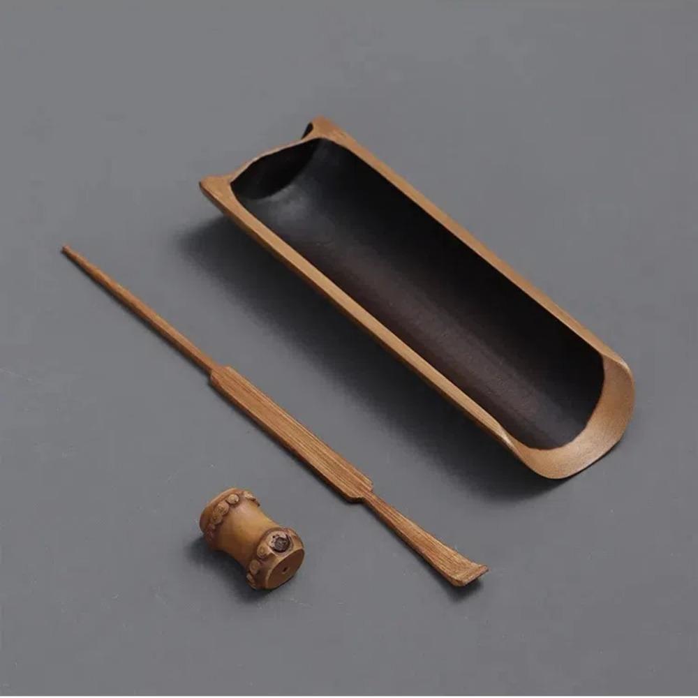 High Quality Natural Bamboo Tea Scoop Handmade Chahe Cha Ze Tea Needle  Tea Accessories