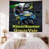 Doctor46 Custom Your Name Wall Decor Tapestry Art For Pet Memorial Birthdaywedding Party Backdrop Family Gift