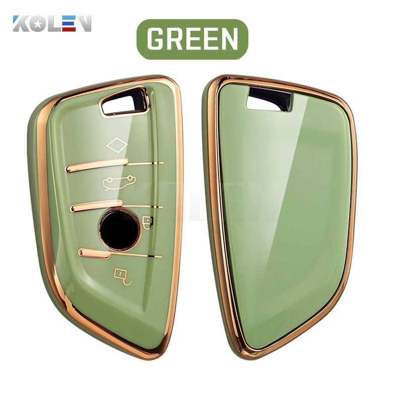 Fashion TPU Car Remote Key Case Cover Shell Fob for BMW X1 X3 X5 X6 X7 1 3 5 6 7 Series G20 G30 G11 F15 F16 G01 G02 F48 Keyless