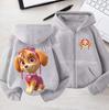 Spring Kids Coat PAW Patrol Children's Zipper-style Hooded Sweatshirt for Boys Girls' Casual Top Casual Shirt with Cartoon Print