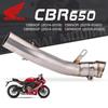 Mid-section Stainless Steel Exhaust for CBR650F, CB650F, CB650R, and CBR650R Series