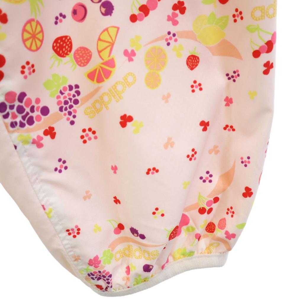 Adidas NEO LABEL Fruit Pattern Windbreaker M White Jacket Mesh Lining Women Used