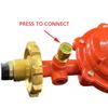 Liquefied Petroleum Gas Control Valves Home Safety Explosions Proof Pressure Regulator Metal Texture Gas Regulator