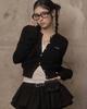 Khakipoint Signature Knit Cardigan (Black)