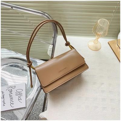 Προηγμένη Γυναικεία Τσάντα Νέα Απλή Μοντέρνα Τσάντα Ώμου Δέρμα PU Καθημερινή Κομψή Τσάντα Χειρός Καλοκαιρινή Τάση Μικρή Τετράγωνη Γυναικεία Τσάντα