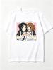 Yui Hirasawa Mio Akiyama K-On! Maid Costume Heart Gesture Anime Frame Graphic Crew Neck Short Sleeve Women And Men T Shirt