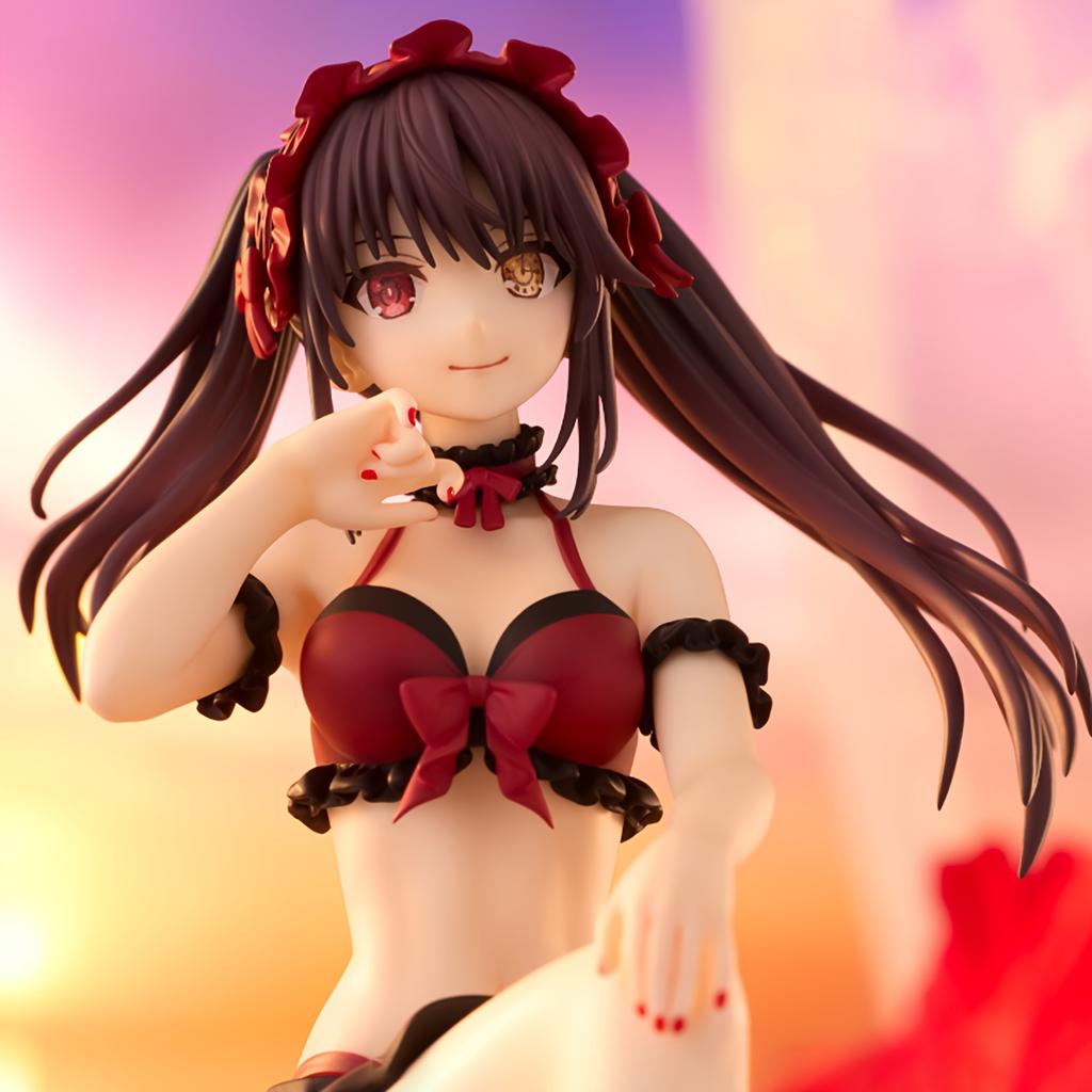 DATE A LIVE Tokisaki Kurumi Figurki i Statuetki Anime | Ozdoby do Wystroju Domu | Prezenty Festiwalowe i Kolekcjonerskie