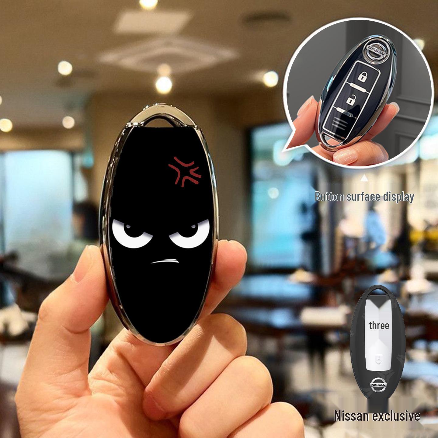 Key Covers for Nissan: Compatible with Sylphy, X-Trail, Teana, Qashqai, Tiida, Terra, Murano, and Kicks.