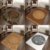 Ancient Aztec Calendar Print Carpet Anti-slip Rug for Living Room Kitchen Bedroom Decor Mat Machine Washable Entrance Doormat