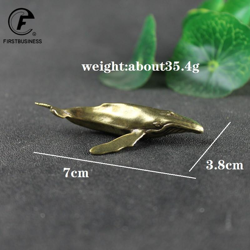 

Суцільні латунні фігурки китів Вінтажні морські тварини Невеликі статуї Настільні прикраси Офісні прикраси Ремесла Аксесуари Подарунки для дітей
