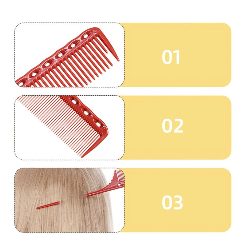 Hairdressing Comb Fine Tooth Comb Teasing Comb Hair Styling Comb Pin Tail Comb Parting Comb Hair Styling Accessories