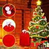 6/1pcs Large Santa Claus Gift Bags Christmas Velvet Drawstring Bag Candy Present Packing Pouches Holiday New Year Decor Supplies