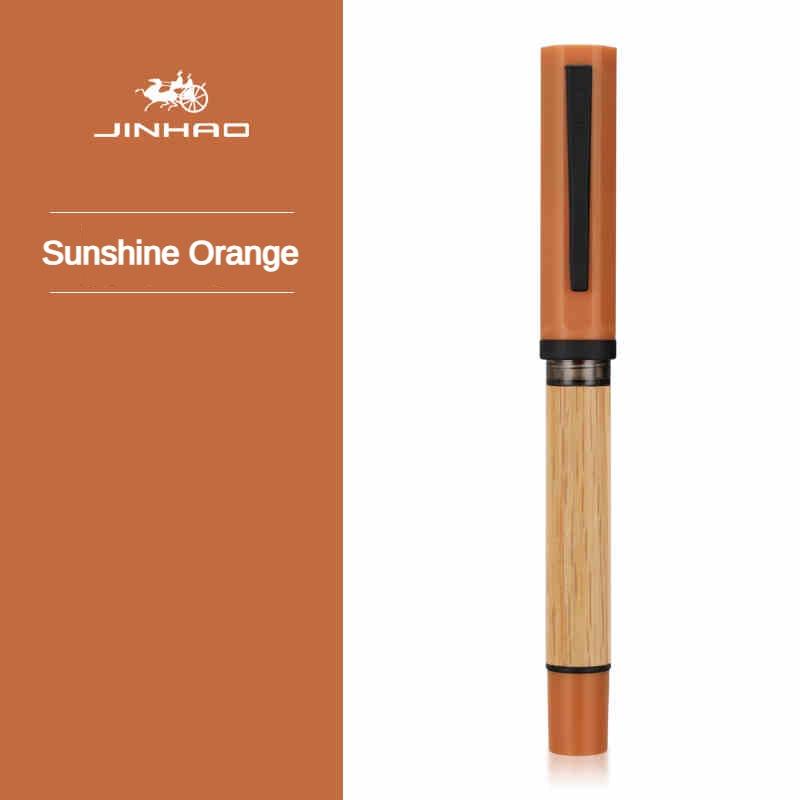 JINHAO 58 Wood Fountain Pen High Quality Colors Student F EF Nib Ink Pen Calligraphy Pen Stationery School Office Supplies
