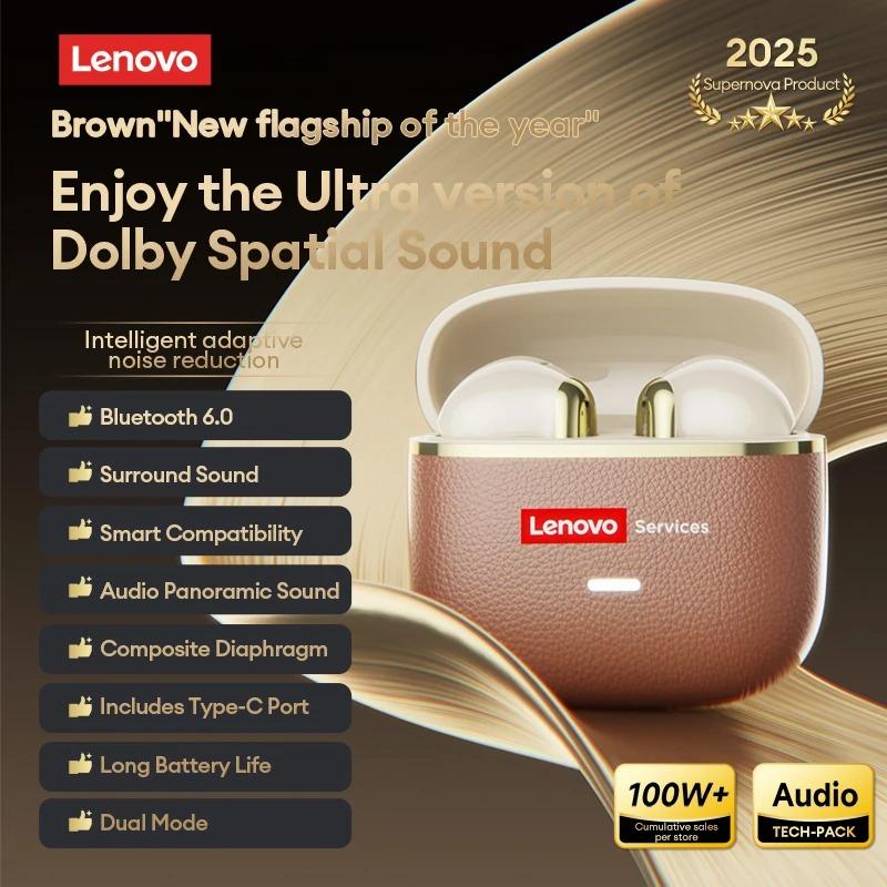 Original Lenovo LE230 Wireless Earphones Bluetooth 6.0 In Ear Earbuds Stereo Sport ENC Call Noise Reduction TWS Headphone Waterproof Mic Earbuds