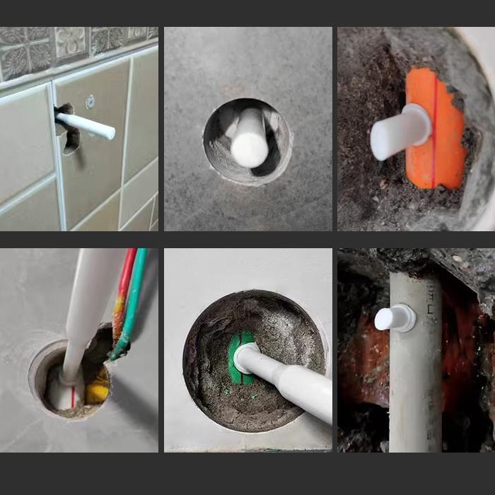 Kit de reparare a scurgerilor conductelor de apă PPR cu baton de adeziv termofuzibil și cap de matriță specializat