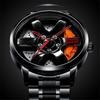New Arrival Fashion Watches Alloy Watch Band Black Round Stainless Steel Quartz Wrist Watch for Male Wristwatch