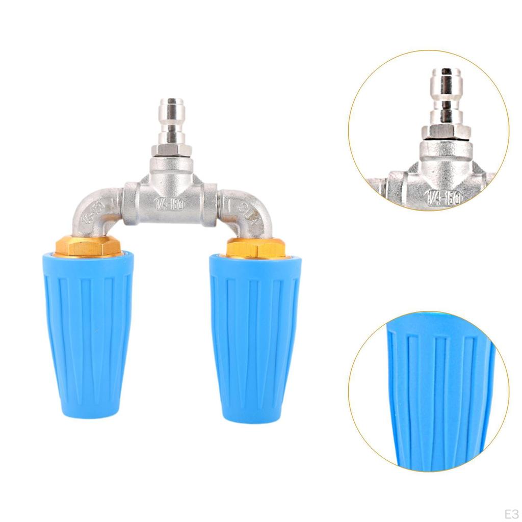 1/4 Inch Quick Connect Nozzle for Pressure Washer with Rotating Function Garden and Floor Use