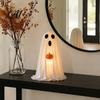 Spooky Seasonal Atmosphere Halloween Ghost Decoration Light-Up White with Pumpkin Indoor Children Party Favors Cute Standing Tabletop for