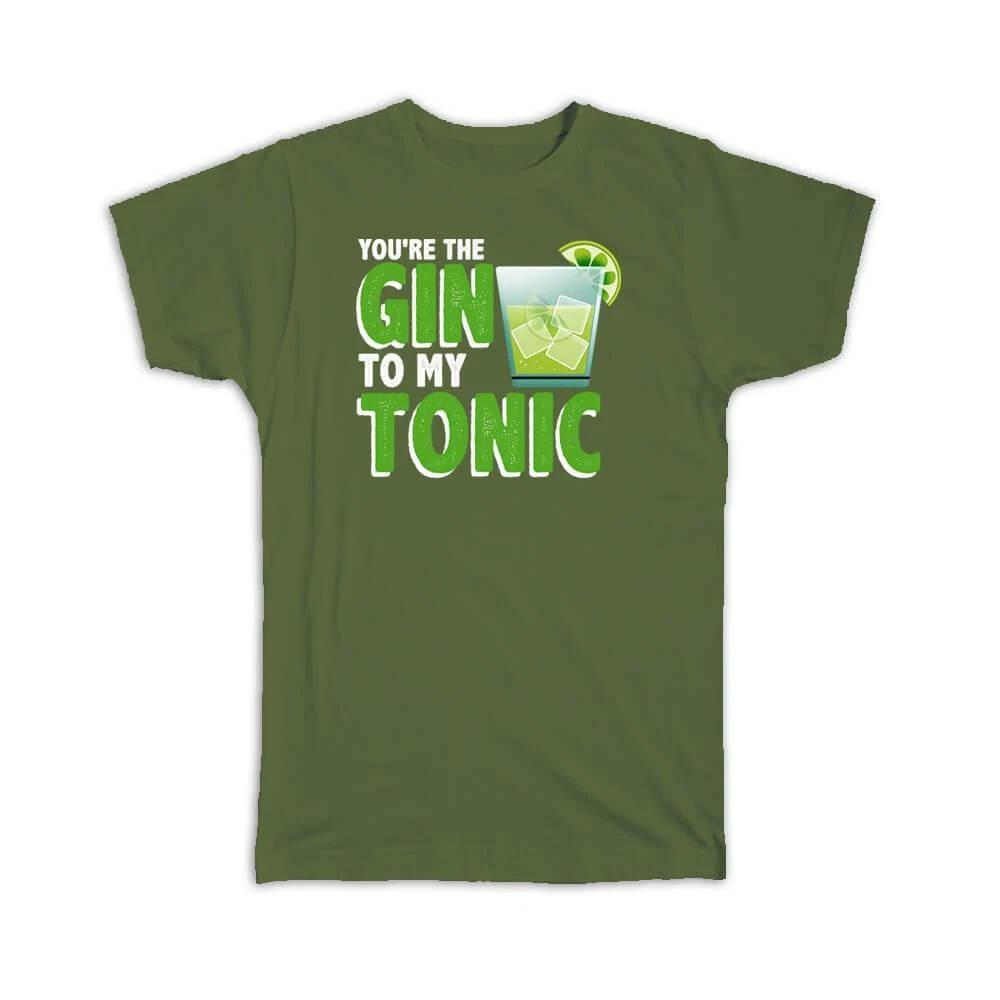 

Gift T-Shirt : Gin To My Tonic Funny Valentine Romantic Alcohol Joke Ginuary L
