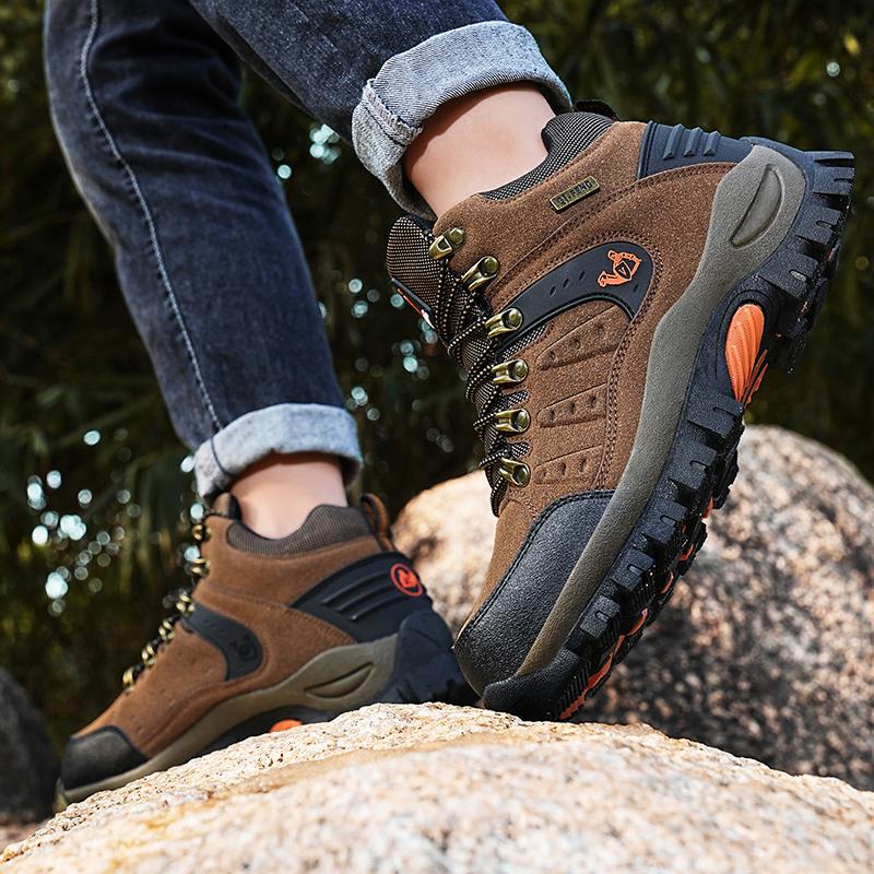 36-47 Couple Large Anti Slip Fashion Trend Outdoor Mountaineering Shoes Casual Sports Hiking Shoes