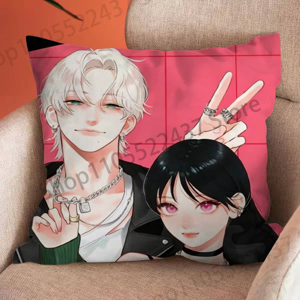 Anime In the CClear MMoonlit Dusk Print Throw Pillow Cover Square Cushion Case for Living Room Bedroom Decor