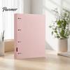Notebook Production Folder 4-Hole Document Folder/A4 File Bag, Durable PP Portable Storage Compact Binder Folder, Macaron Colors Lightweight Organizer