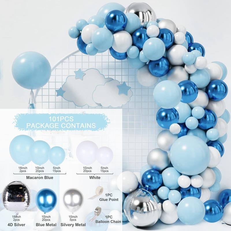 Birthday Arrangement Balloon Set Balloon Chain Black Gold Balloon Set Birthday Arrangement Package Balloon