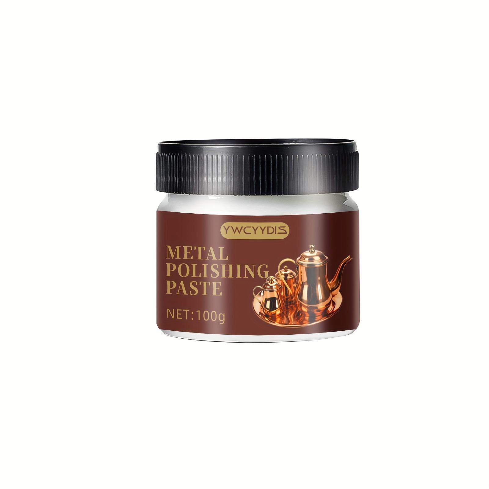 

Brass Tarnish Polishing Paste Non-abrasive Metal Polish Cleaner for Polishing of Electrical Appliances, Restoring Metal Luster 100g