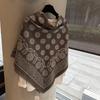 Square Scarf Travel Fashion Printing With Shawl Spring And Summer Fashionable Niche Messy Shawl Ethnic Style Personalized Scarf