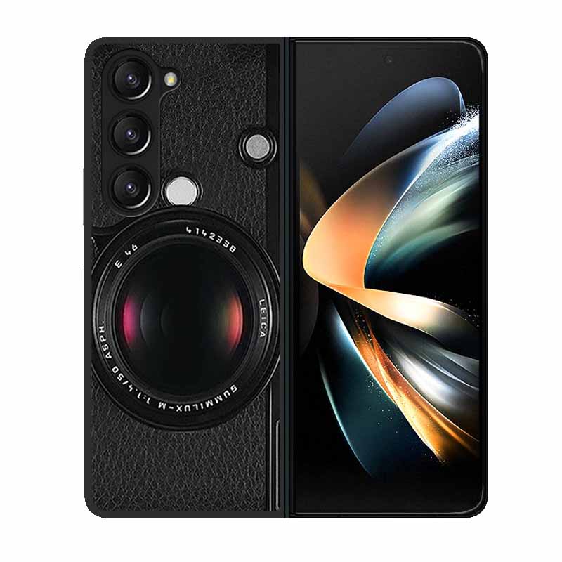 For Samsung Z Fold 6 Phone Case Cover Wolf Black Plastic Hard Back Cover Case For Samsung Galaxy Z Fold6 Fold 4 3 2 5 Case Funda