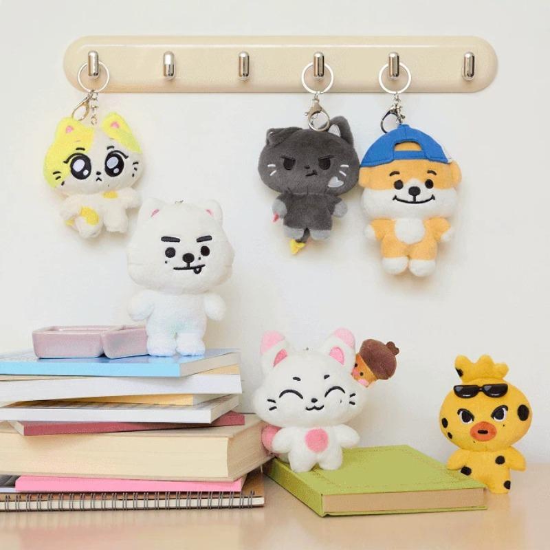 10Cm Enhypens Cute Plush Toy Lovely Fluffy Hanging Ornaments Adorable Decorative For School Bags And Backpacks Gift