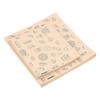 50Pcs Greaseproof Paper Bag, Kraft Paper Bag Food Wrapping Bag Disposable Packaging Baking Paper Plate Mat Kitchen Accessories
