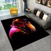 Retro MJ Michael Jackson King of Pop Rutschfester Teppich für Wohnzimmer, Schlafzimmer, Spielzimmer, Teppichbodenmatte Heimdeko Teppich Kinderzimmer