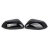 Pair Gloss Black Car Rearview Mirror Cover Cap For COROLLA HYBRID LE - 87915-52251 87910-02926 Rearview Mirror Protector