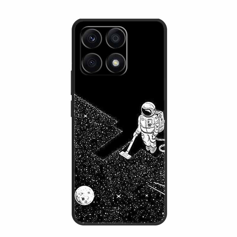 Für Xiaomi 14T Pro Hülle 14 T Pro Handyhülle Löwe Wolf Schwarz Silikon Weiche Rückseite Hüllen Für Xiaomi 14T Pro Hülle 14TPro Funda